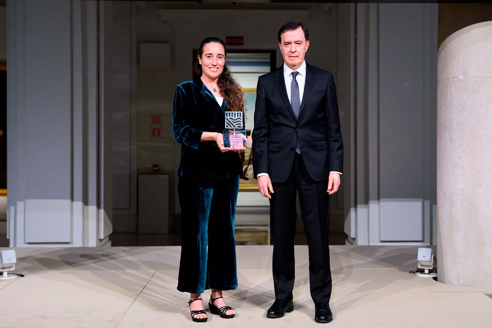 Elsa Jiménez, directora de la Fundación CRAM, en los XIX Premios Fundación BBVA a la Conservación de la Biodiversidad