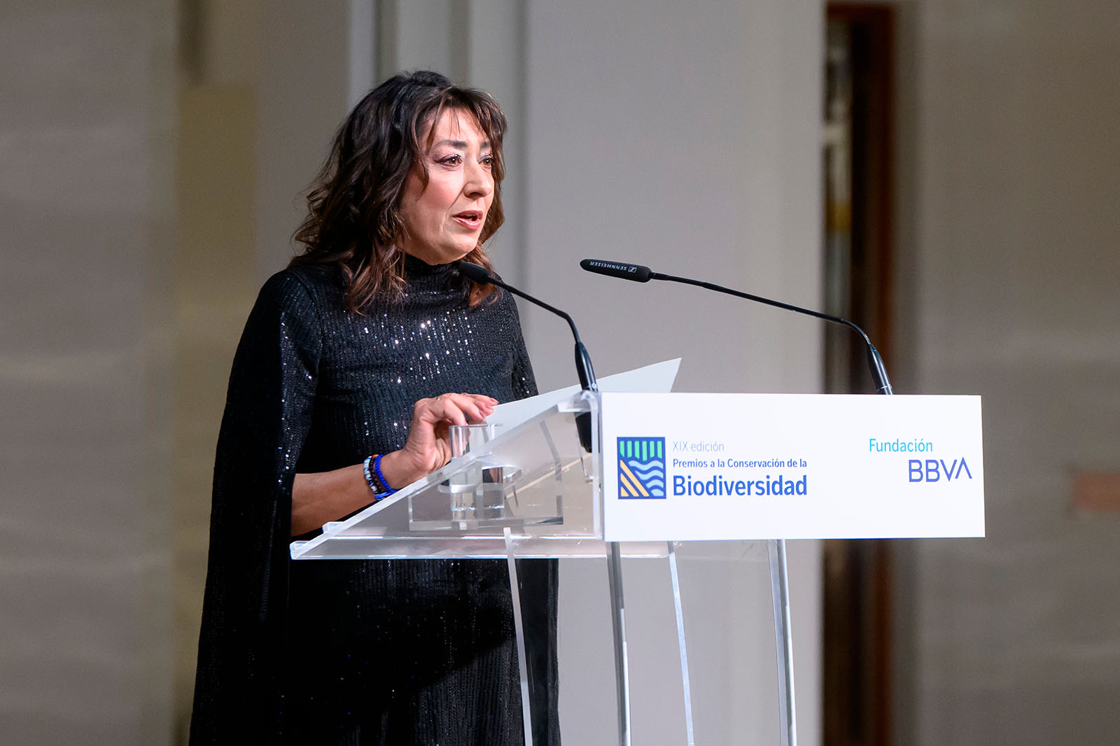 Silvia García en los XIX Premios Fundación BBVA a la Conservación de la Biodiversidad