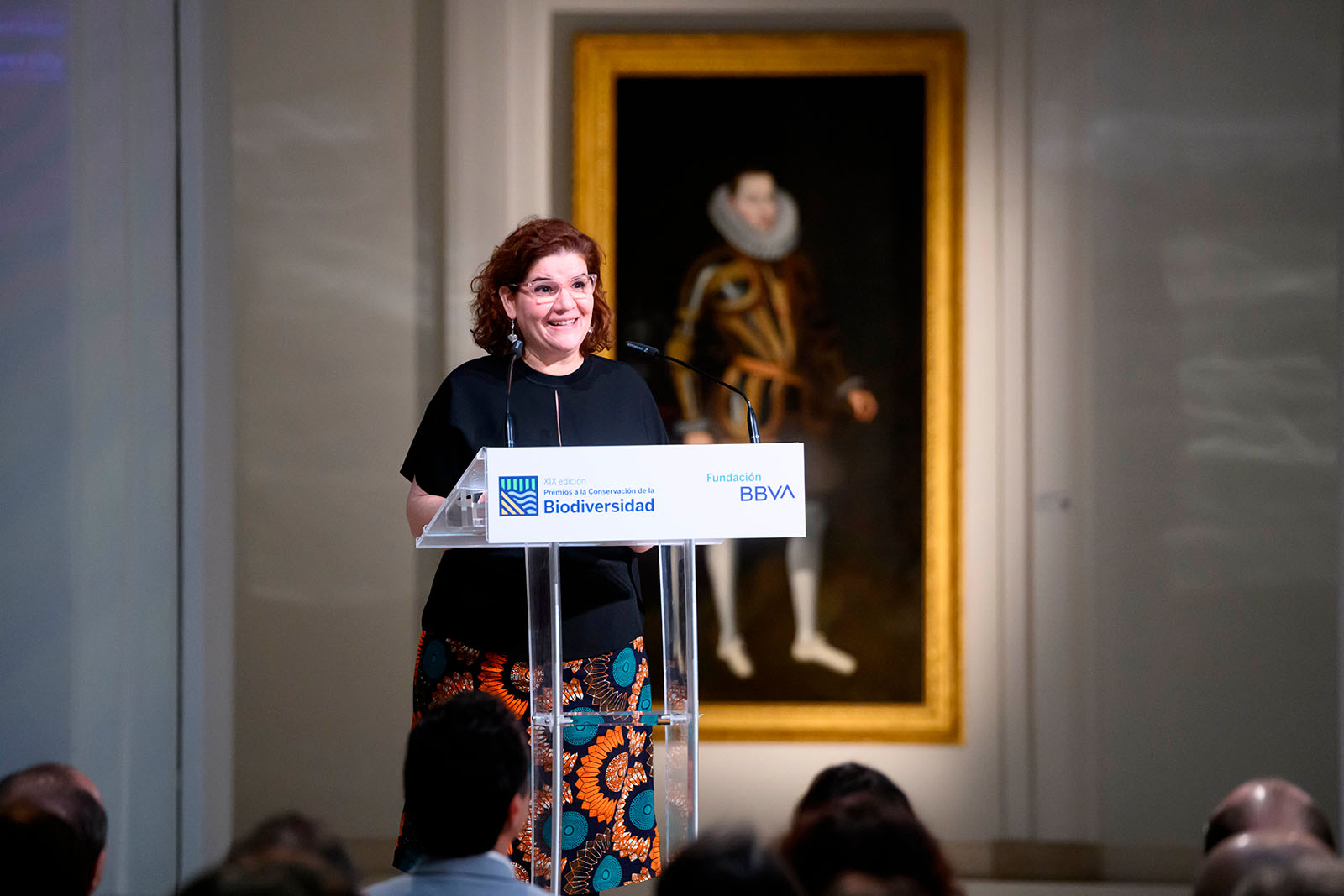 Susana Carvalho, directora adjunta del Parque Nacional de Gorongosa, en los XIX Premios Fundación BBVA a la Conservación de la Biodiversidad